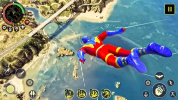 Rope Spider Game Fighting Town