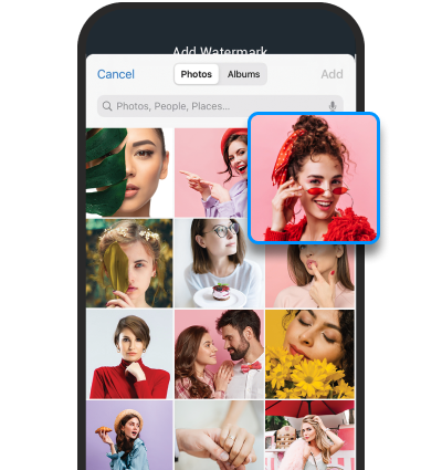 Add Watermark on Photos