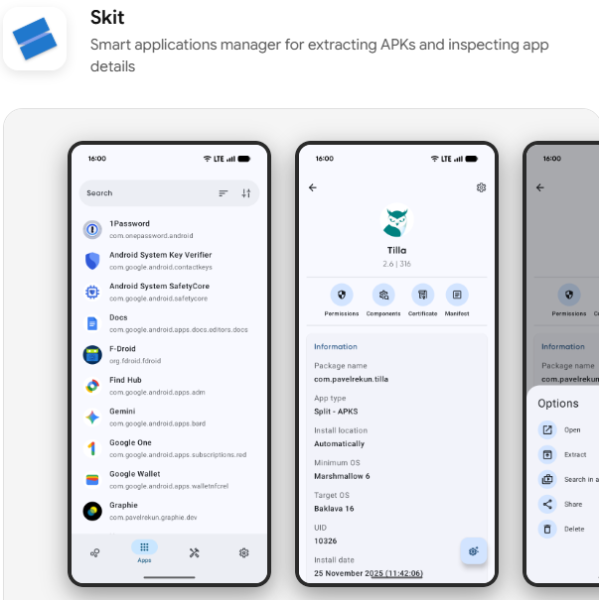 Skit - apps manager
