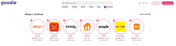 goodie – cashback, gazetki