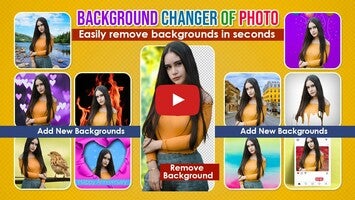 How to automatically Erase the background of the photo & apply new beautiful backgrounds for Free