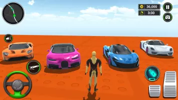 Superhero Car Ramp Stunt Games