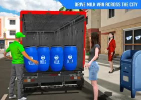 Milk Van Delivery Simulator