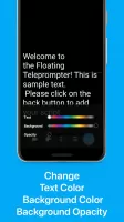 Teleprompter: Floating Notes