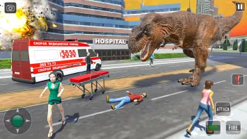 Dinosaur Smash Rescue Batle 3D