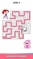 Toilet Rush Race: Draw Puzzle