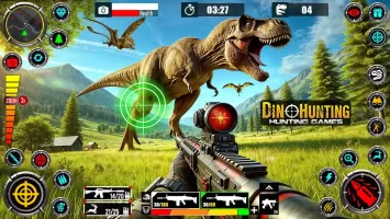 Wild Dinosaur Hunting Zoo Game