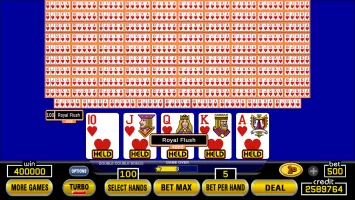 Hundred Play Draw Video Poker