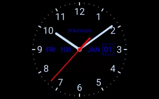 Analog Clock Live Wallpaper-7