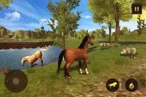 Wild Horse Simulator Game