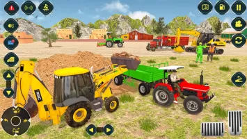 Village Excavator JCB Games