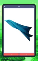 Origami aircraft, paper
