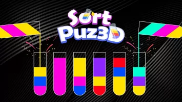 SortPuz 3D: Water Color Sort