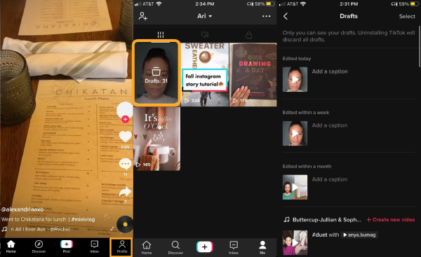 How to Save TikTok Drafts to Your Phone？