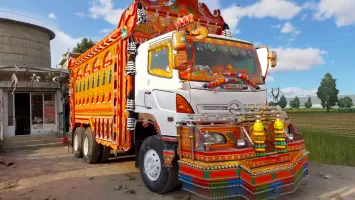 Indian Real Cargo Truck Driver