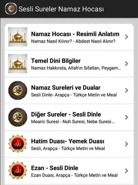 Sesli Görüntülü Sureler