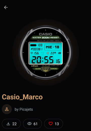 Amazfit T-Rex - Watch Face