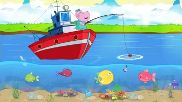 Fishing Hippo: Catch fish