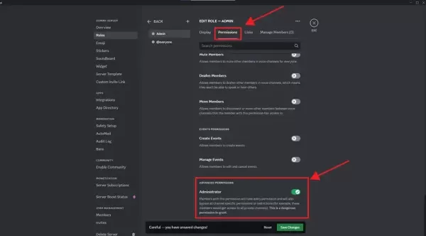 How to Make User an Admin on Discord Server？