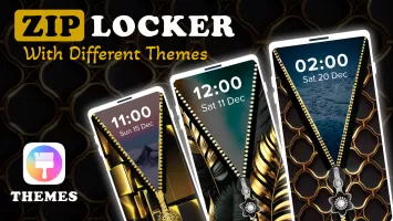 Gold Zip Locker