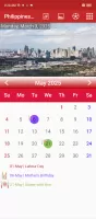 Philippines Calendar 2025