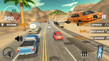 Heavy Traffic Rider Car Game