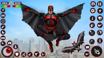 Bat Hero Dark Crime City Game