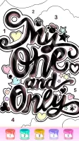 Graffiti Quote Color by number