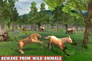 Wild Horse Simulator Game
