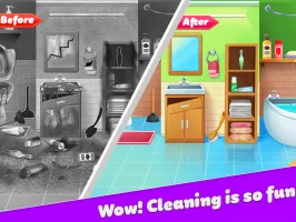 Dream Home Cleaning Game Wash