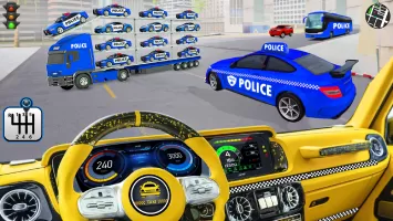 Police Vehicle Cargo Truck Sim