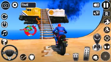 Superhero Tricky Bike Stunt