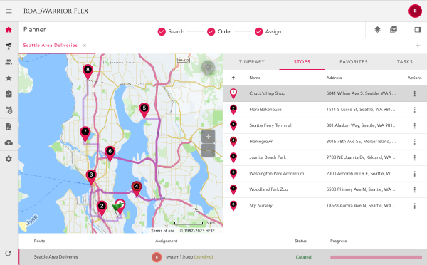 RoadWarrior Route Planner