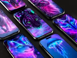 Neon Animals Wallpapers