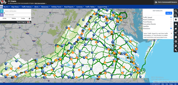 VDOT 511 Virginia Traffic