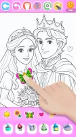 Princess Wedding Coloring Game