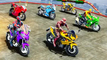 Super Hero Bike: Racing Game