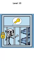 Stealing Puzzle: Robber Games
