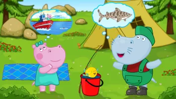 Fishing Hippo: Catch fish