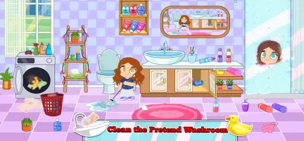 Pretend My Doll House Cleaning