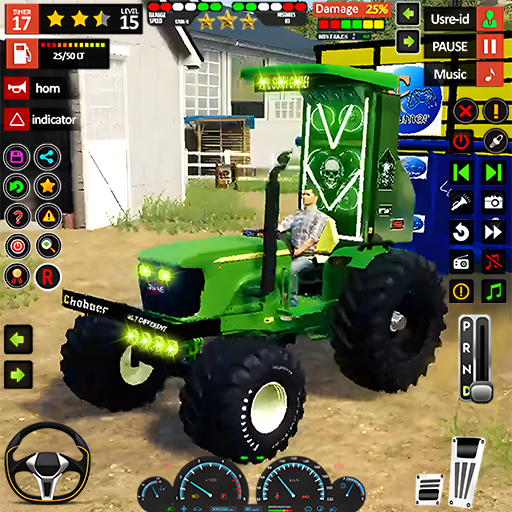 Indian Tractor Game Farm Game