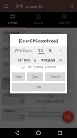 GPS coordinate converter