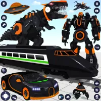 Dino Transform Robot Car Game