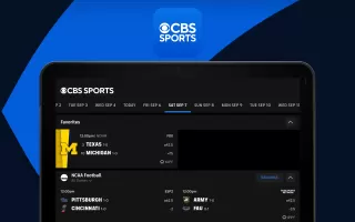 CBS Sports App