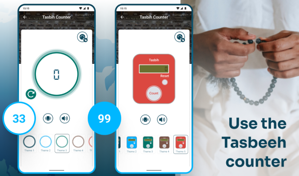 Qibla Compass with Salah Time