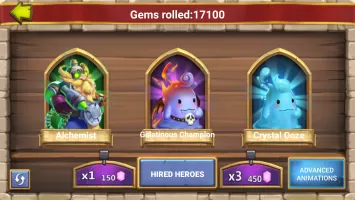 Rolling Sim for Castle Clash