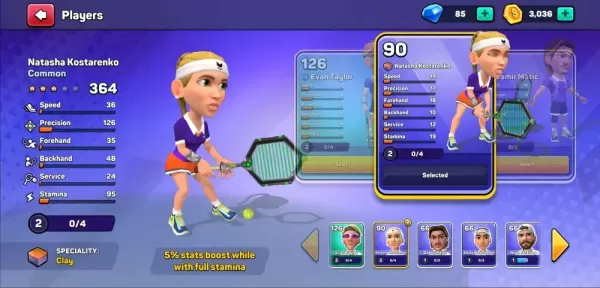 Mini Tennis: Perfect Smash