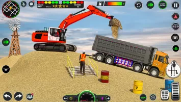 JCB Backhoe Loader Driving