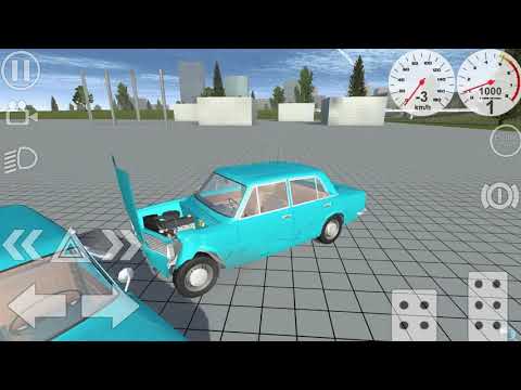 "Simple Car Crash Physics Simulator Demo" for Android - Gameplay Video