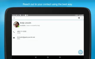 BlackBerry Connect